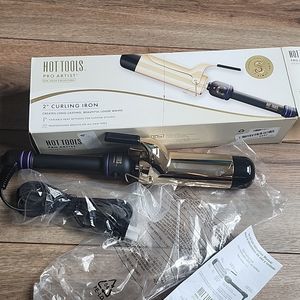 HOT TOOLS Pro Artist 24K Gold Jumbo Curling Iron | Long Lasting, Defined Curls